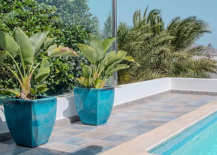 Achaman - Peace, Sea Views And Heated Pool Semesterbostad Playa Blanca (Lanzarote)