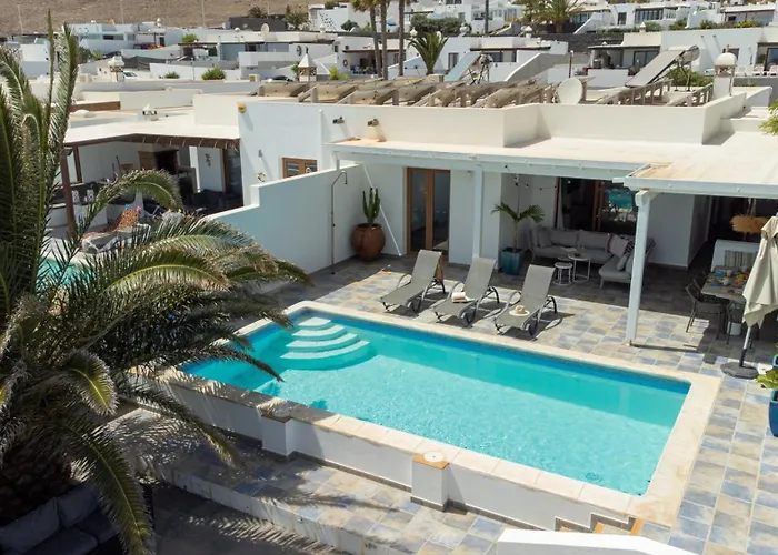 Semesterbostad Achaman - Peace, Sea Views And Heated Pool Playa Blanca (Lanzarote)