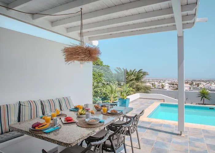 Semesterbostad Achaman - Peace, Sea Views And Heated Pool *